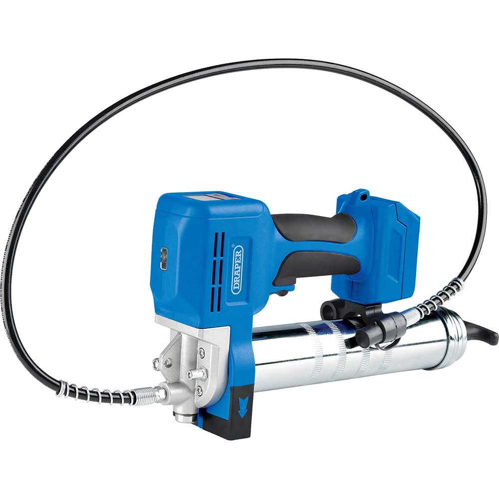 Draper D20GGB D20 20v Cordless Grease Gun No Batteries No Battery Charger No Case