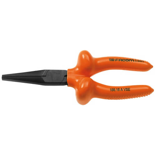 Facom VSE Series Insulated Flat Nose Pliers 160mm