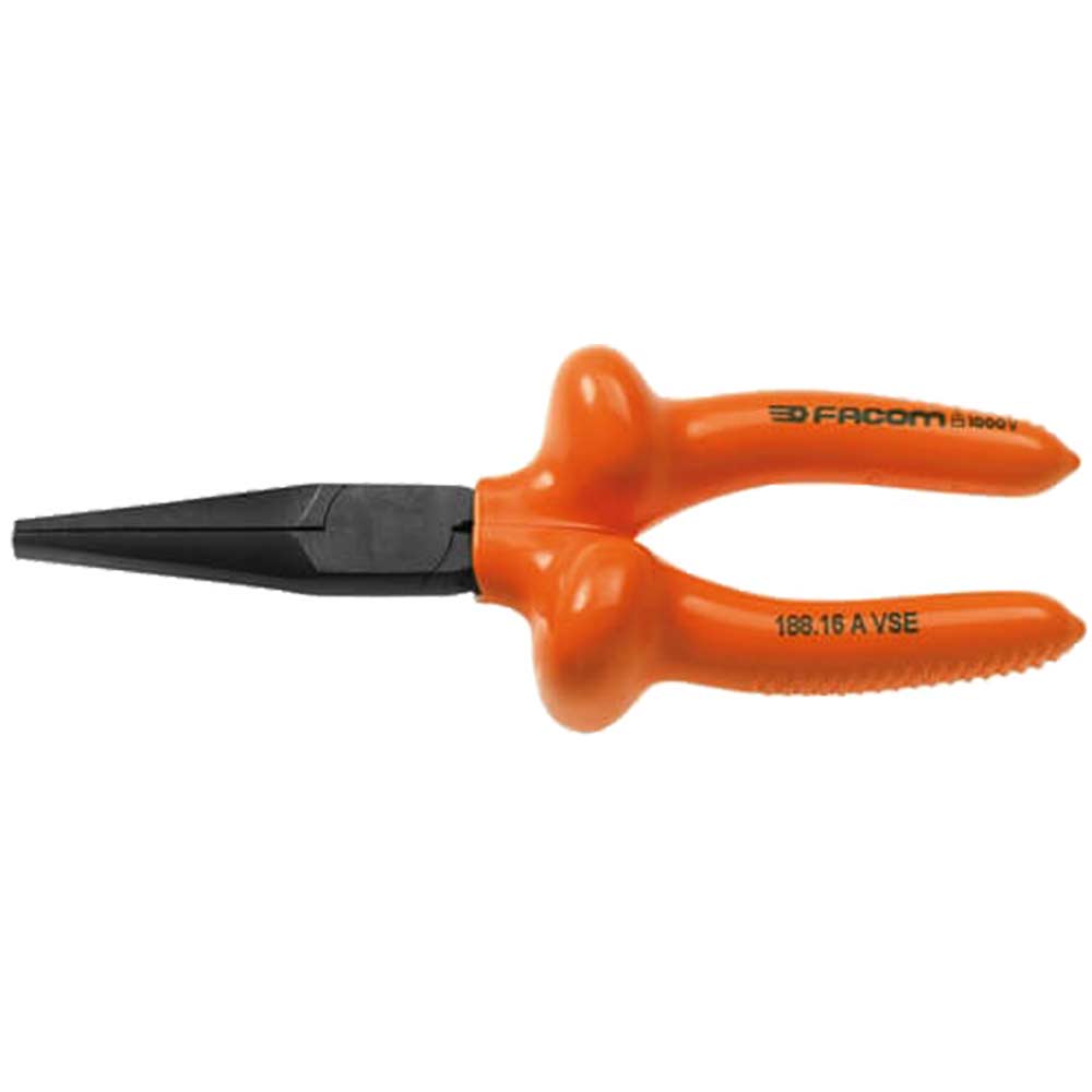 Facom VSE Series Insulated Flat Nose Pliers 160mm