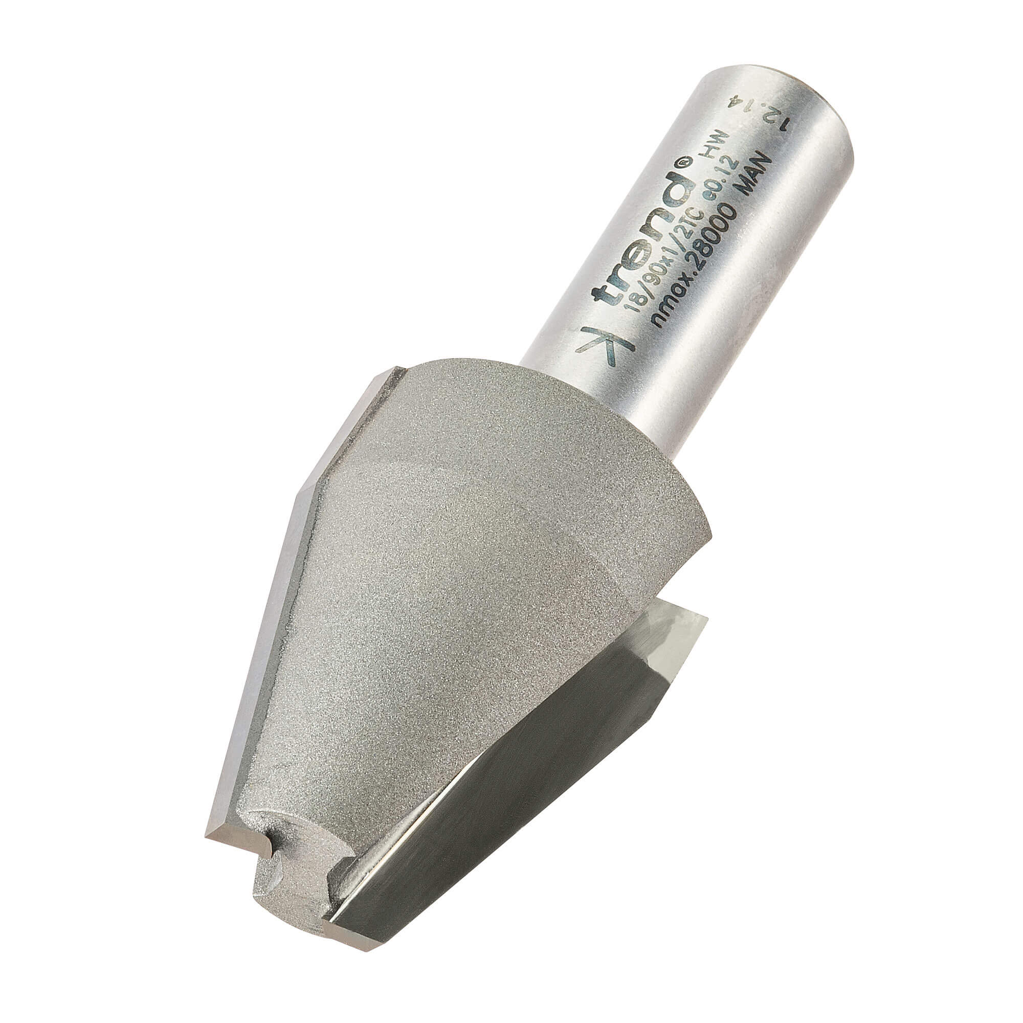 Image of Trend Vertical Panel Bevel Mould Router Cutter 28.5mm 38mm 1/2"