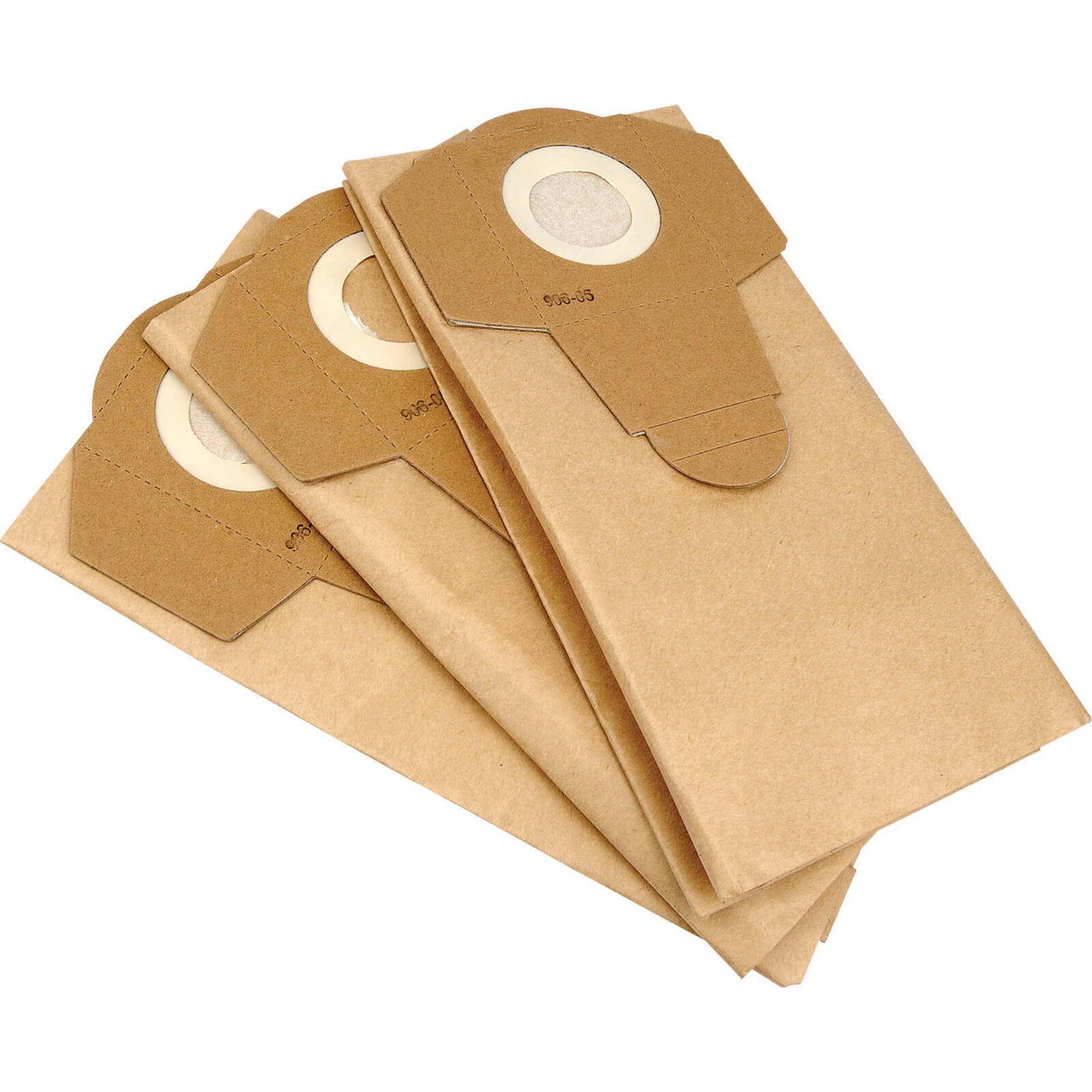 Image of Draper Paper Dust Bags for 13785 Vacuum Cleaner Pack of 3