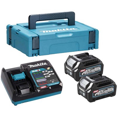 Makita 191J85-8 40v Max XGT Cordless 2 Battery 2.5ah and Charger Kit