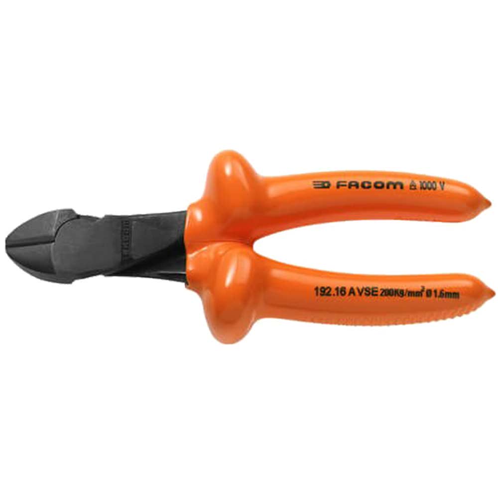 Facom 192 VSE Series Insulated Heavy Duty Side Cutters 145mm
