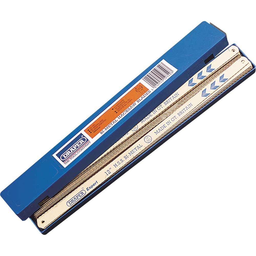Draper Expert Bi-Metal Hacksaw Blades 12" / 300mm 18tpi Pack of 50