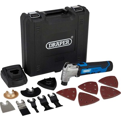 Draper OMT-33-12D 12v Cordless OIS Oscillating Multi Tool Draper OMT-33-12D 12v Cordless OIS Oscillating Multi Tool