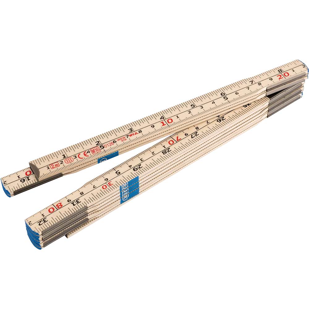 Draper Folding Wood Rule 2m