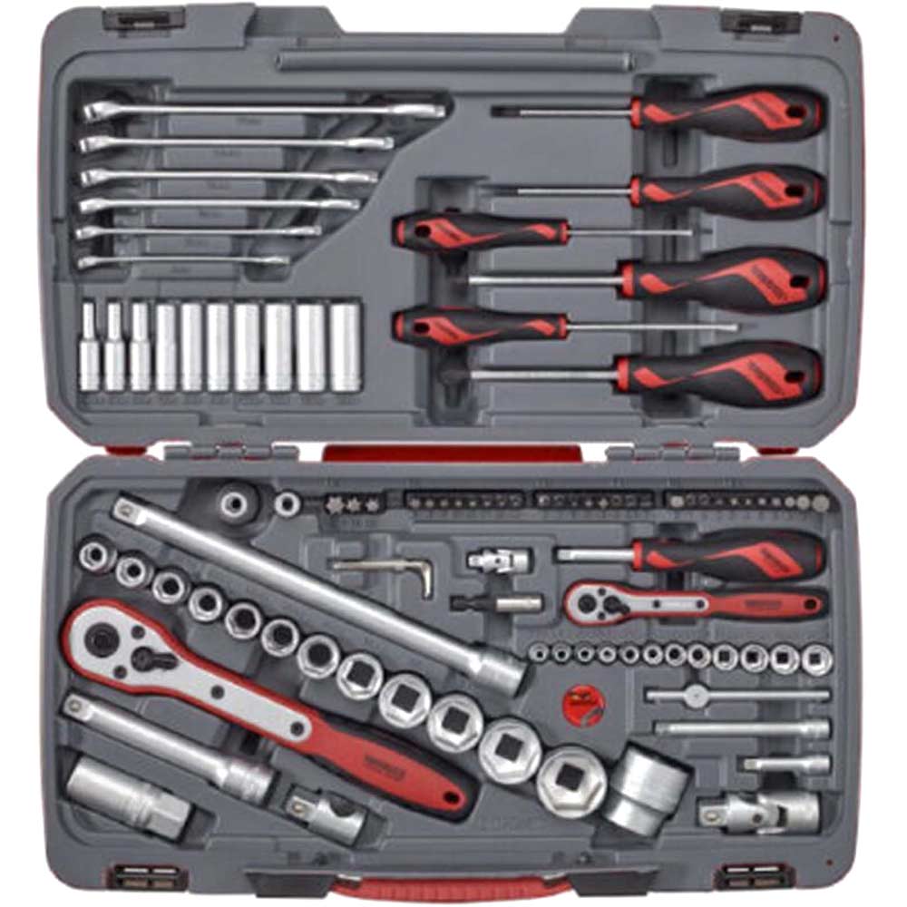Teng Mecca Pro 95 Pieces 1/4" and 1/2" Socket and Tool Set Combination