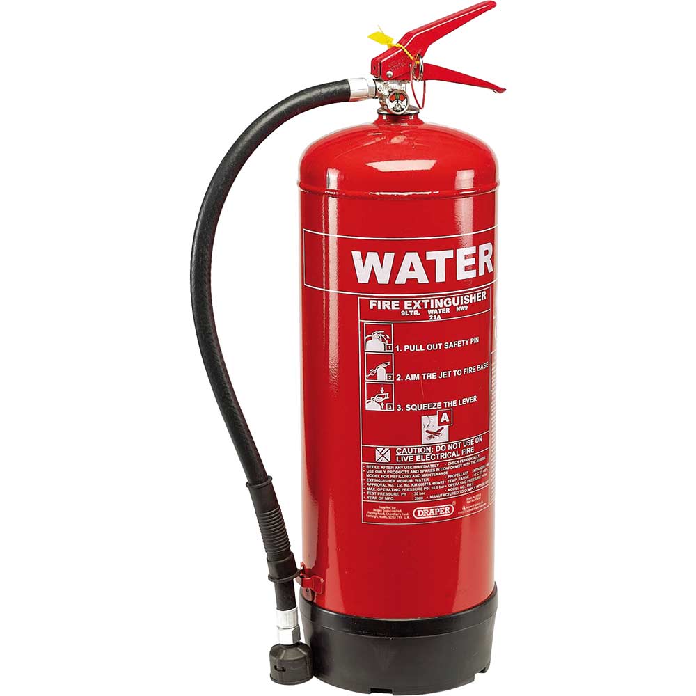 Draper Pressurized Water Fire Extinguisher