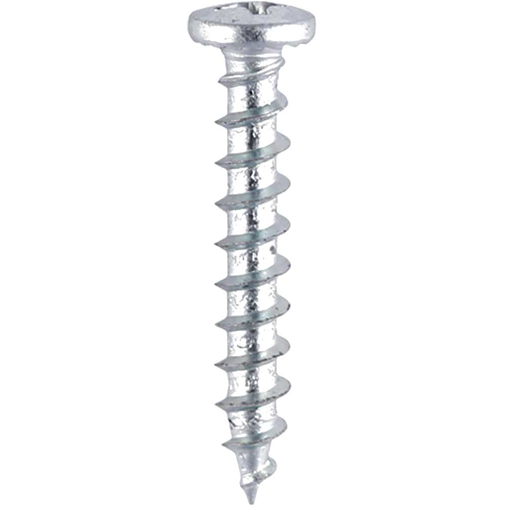 Pvc Window Screws Shallow Pan BZP 4.8mm 30mm Pack of 1000