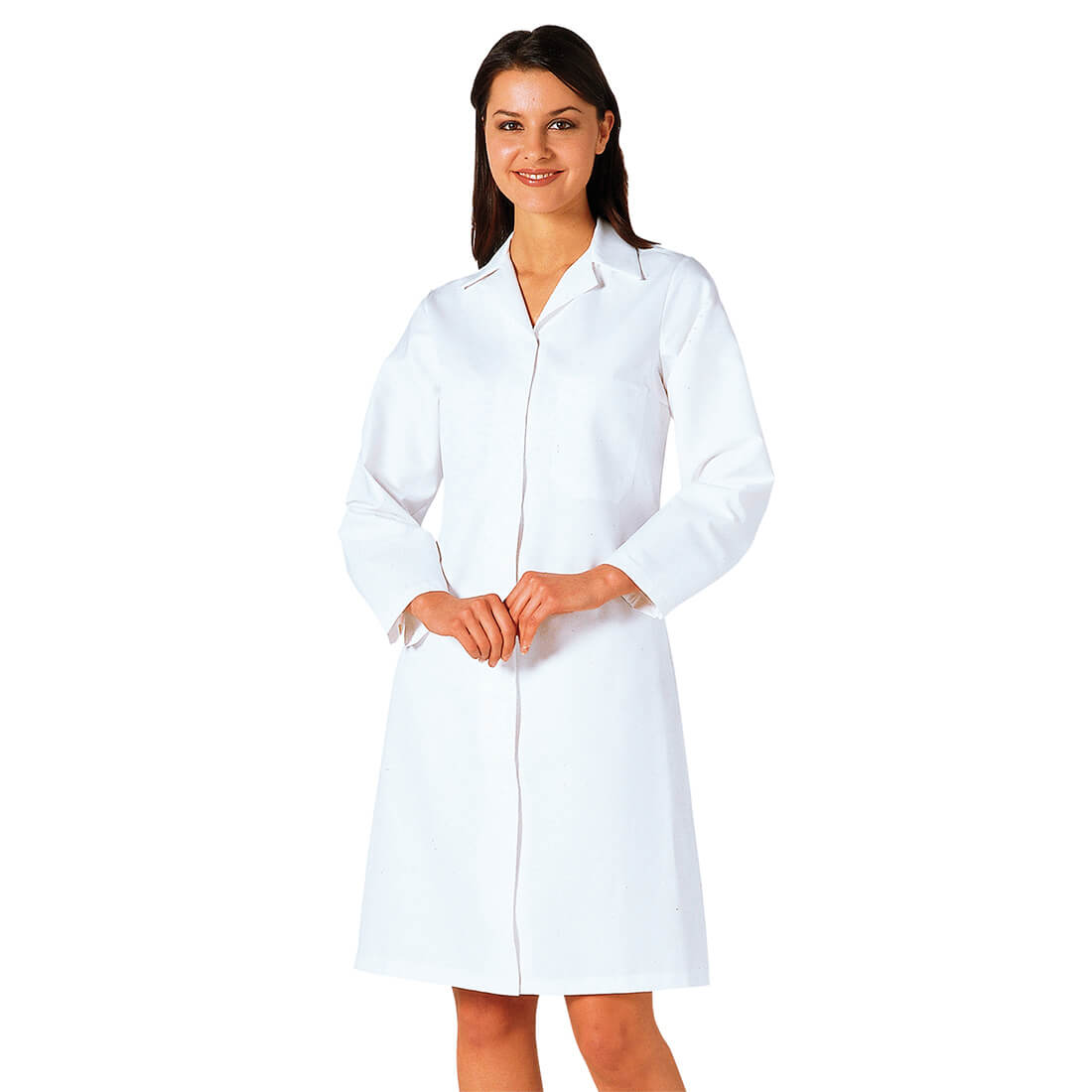 Image of Portwest Womens Food Industry Coat White 2XL