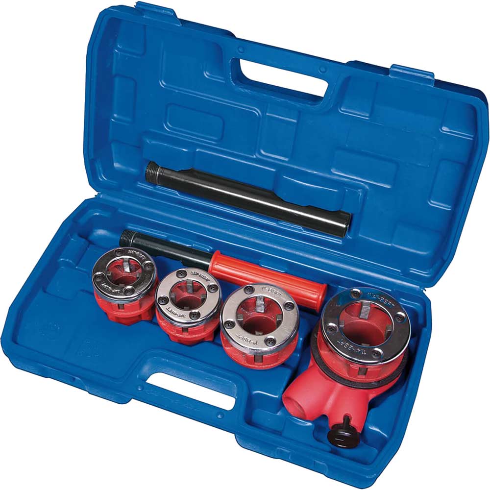 Image of Draper 7 Piece Ratchet Pipe Threading Repair Kit BSP