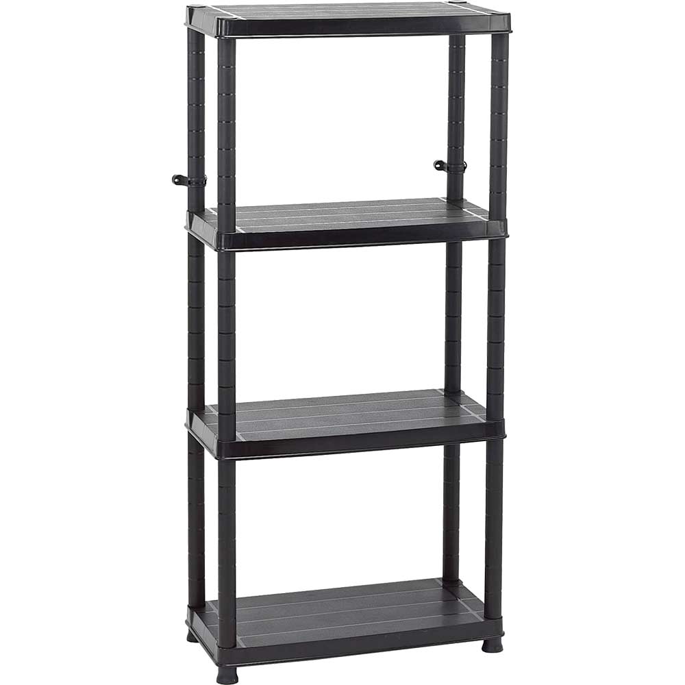 Image of Draper 4 Shelf Plastic Shelving Unit