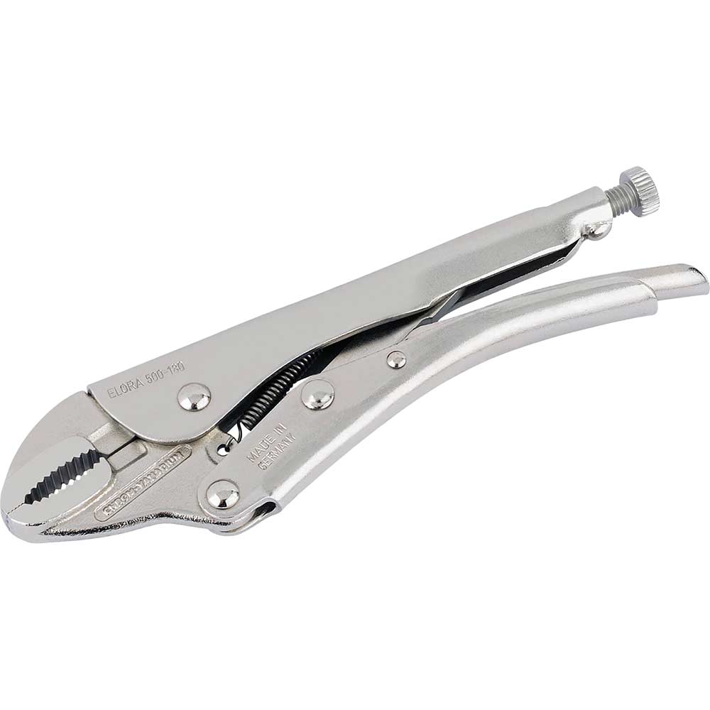 Elora Curved Jaw Self Grip Pliers 180mm