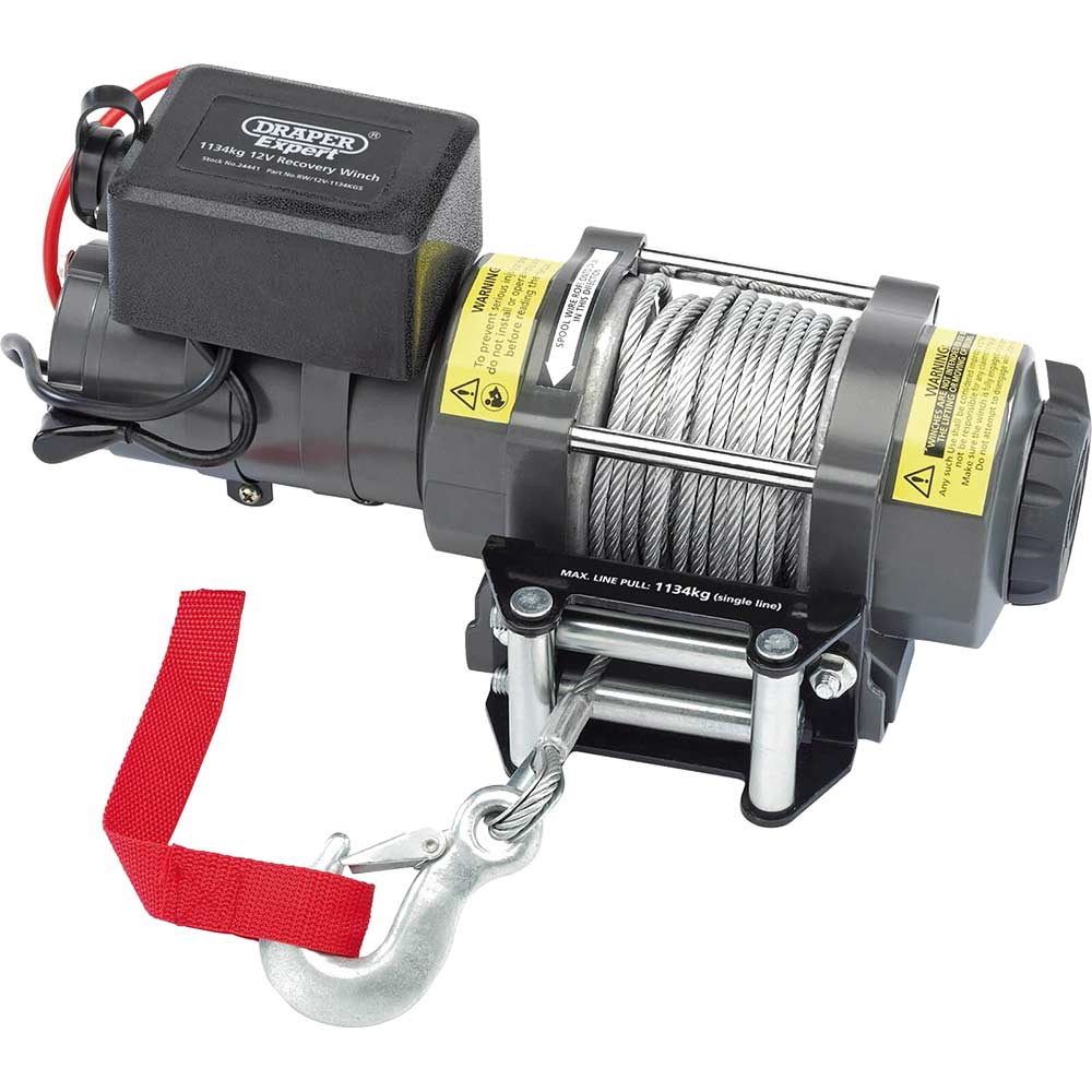 Draper Expert 12v Recovery Winch 1134 Kg
