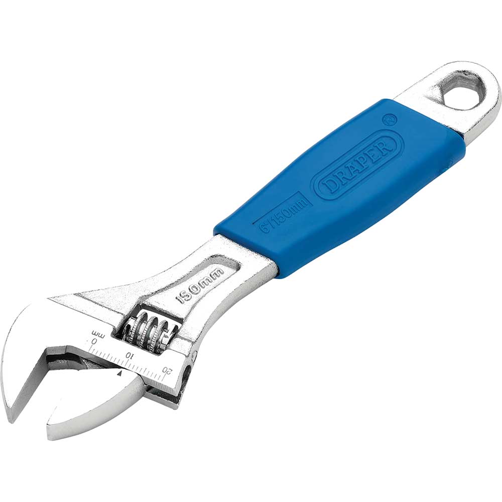 Draper Soft Grip Adjustable Spanner 150mm