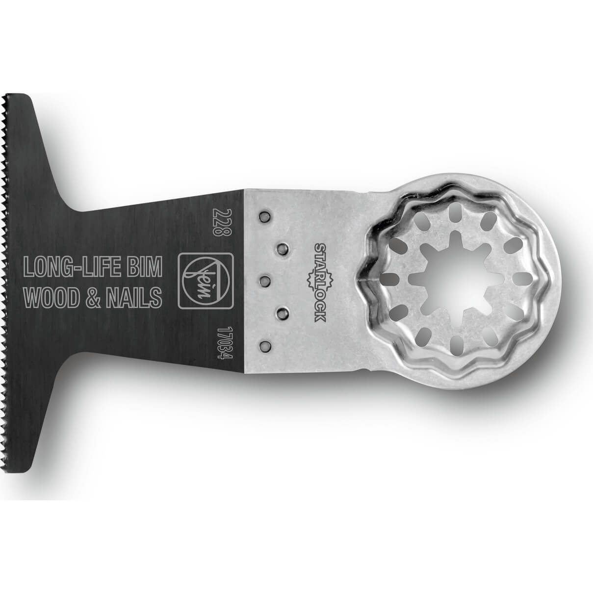 Image of Fein E-Cut BIM Long Life Oscillating Multi Tool Saw Blade for Wood and Nails 65mm Pack of 1