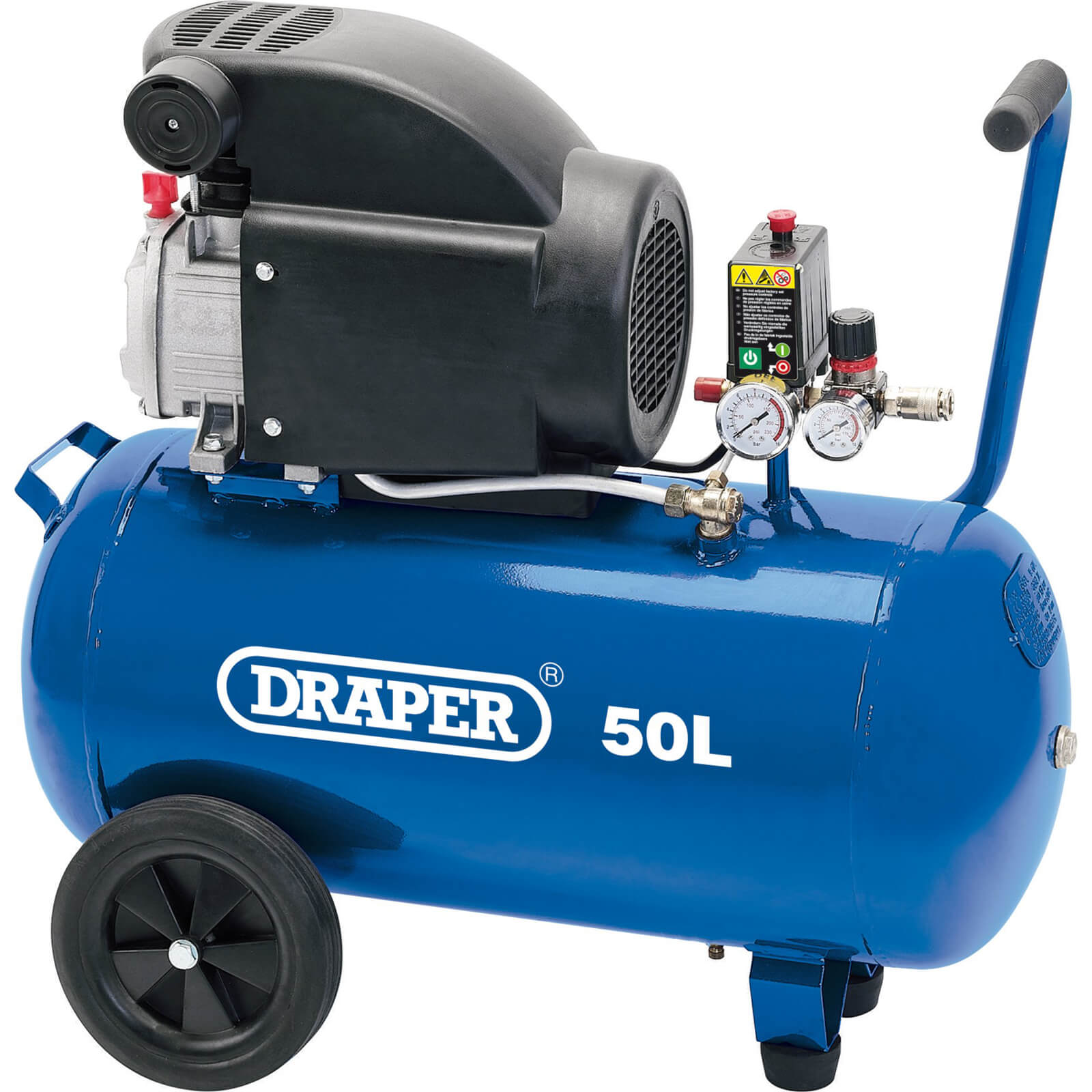 Draper DA50/207 Air Compressor 50 Litre 240v