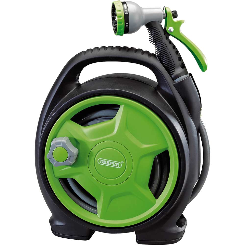 Image of Draper Garden Mini Hose Reel Set 1/2" / 12.5mm 10m