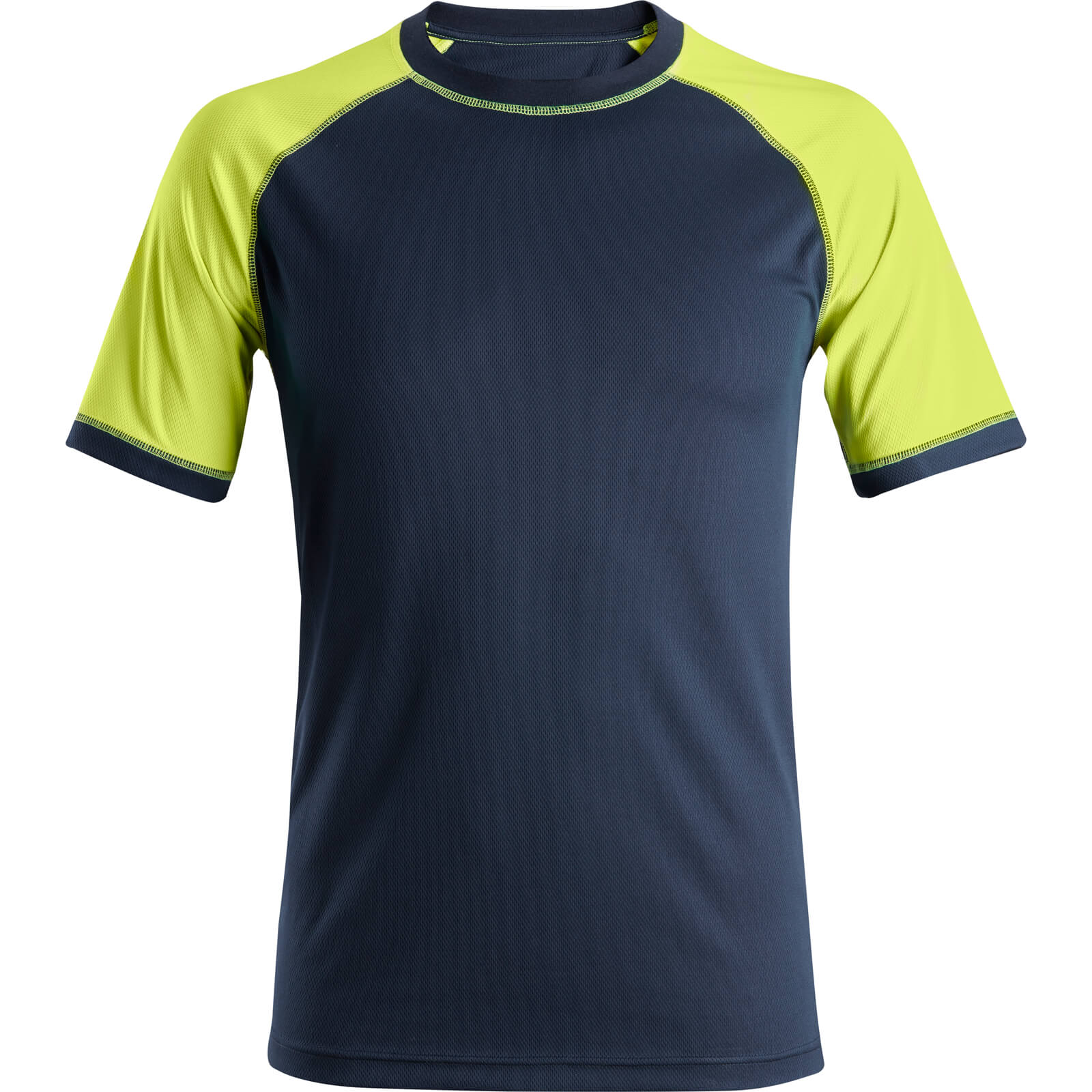 Image of Snickers 2505 Neon Short Sleeve T Shirt Navy S
