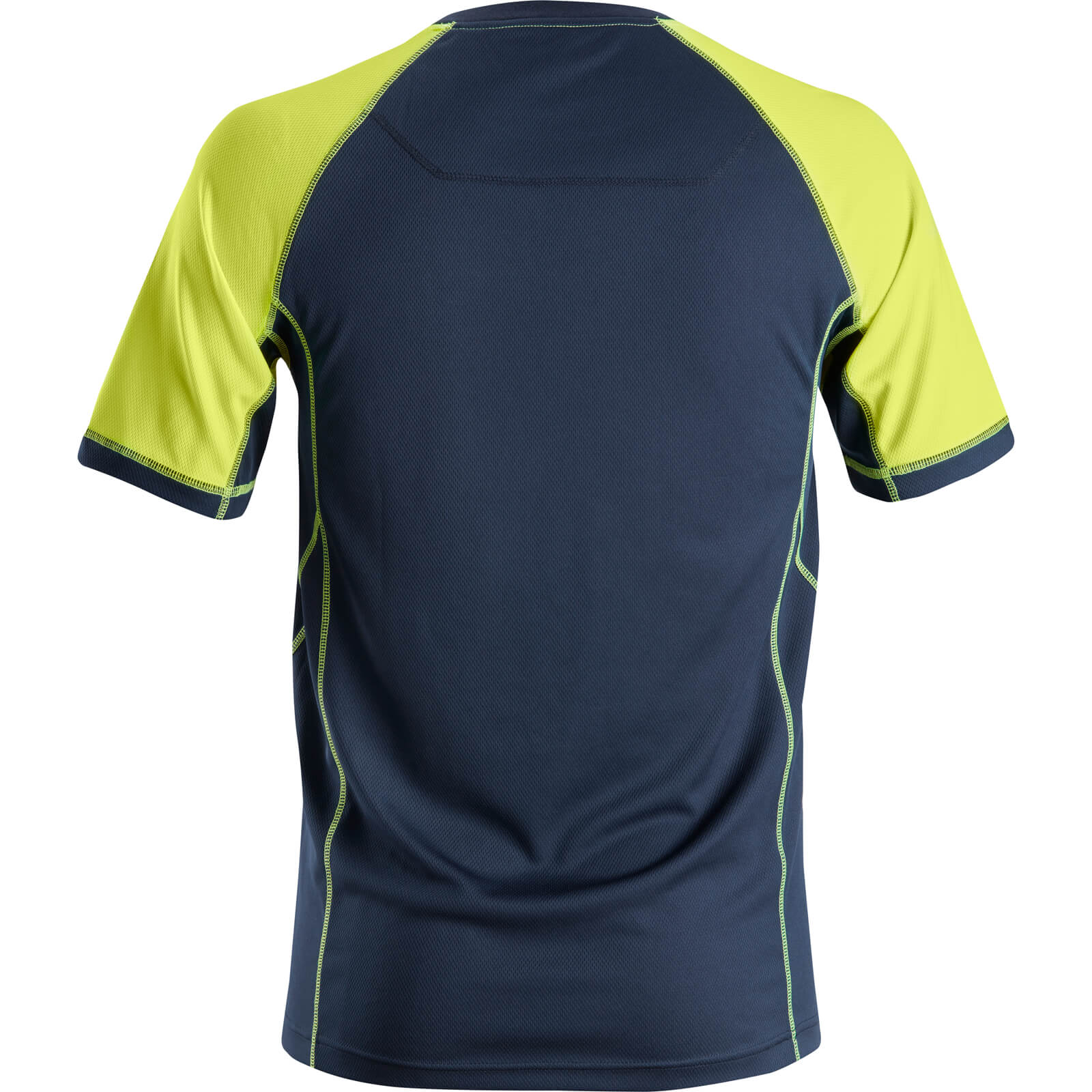 Image of Snickers 2505 Neon Short Sleeve T Shirt Navy XS