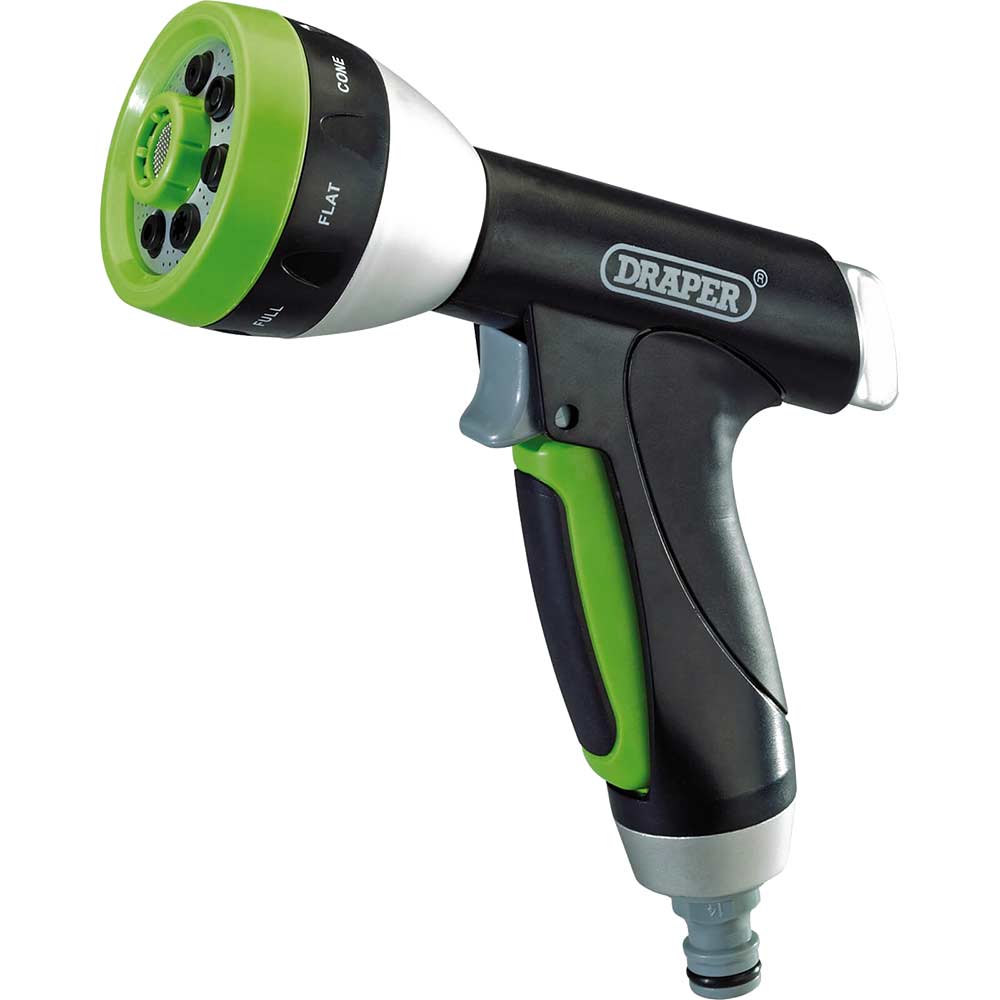 Image of Draper 7 Pattern Garden Watering Spray Gun