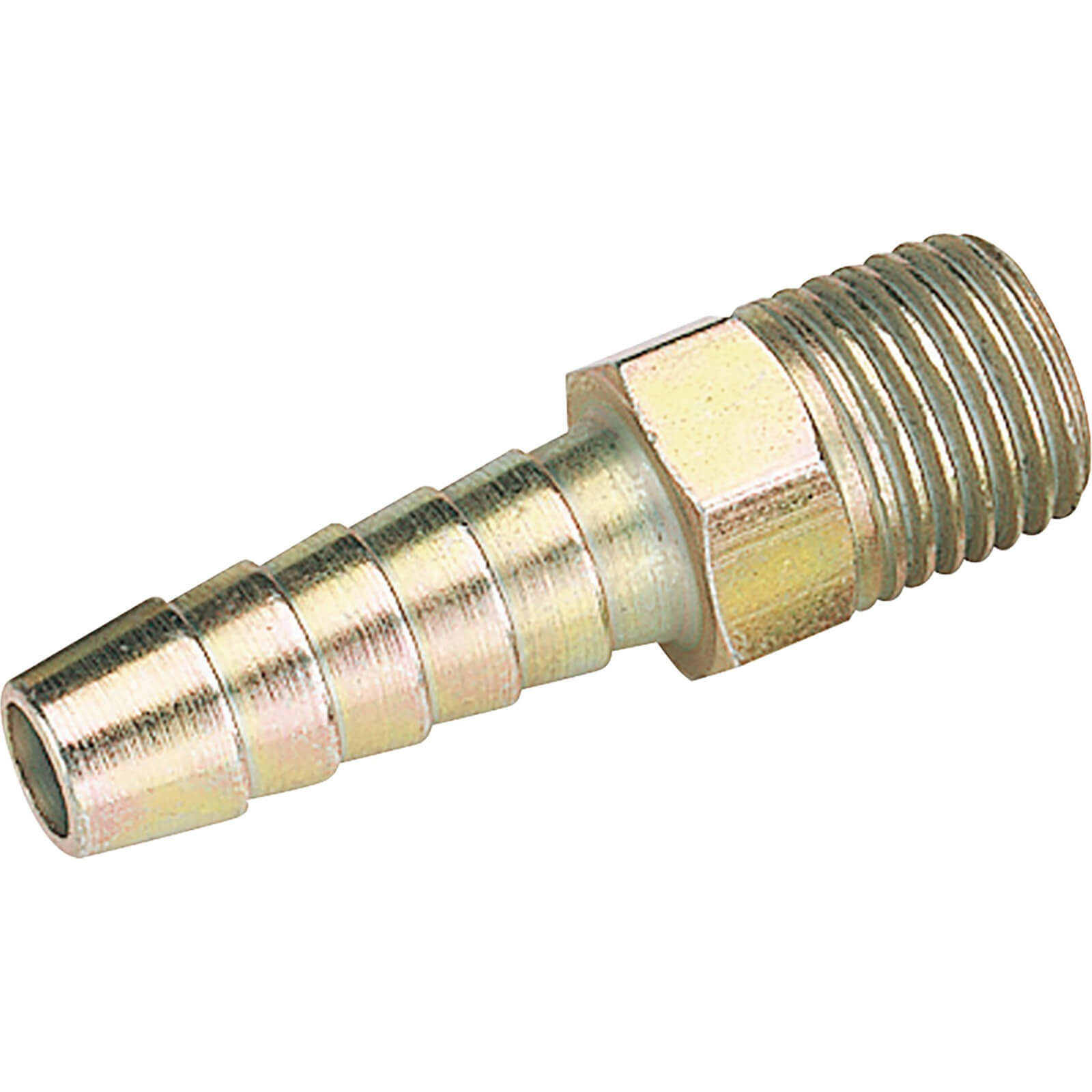 Image of Draper PCL Tailpiece Air Line Fitting BSPT Male Thread 1/4" BSP 5/16" Pack of 1