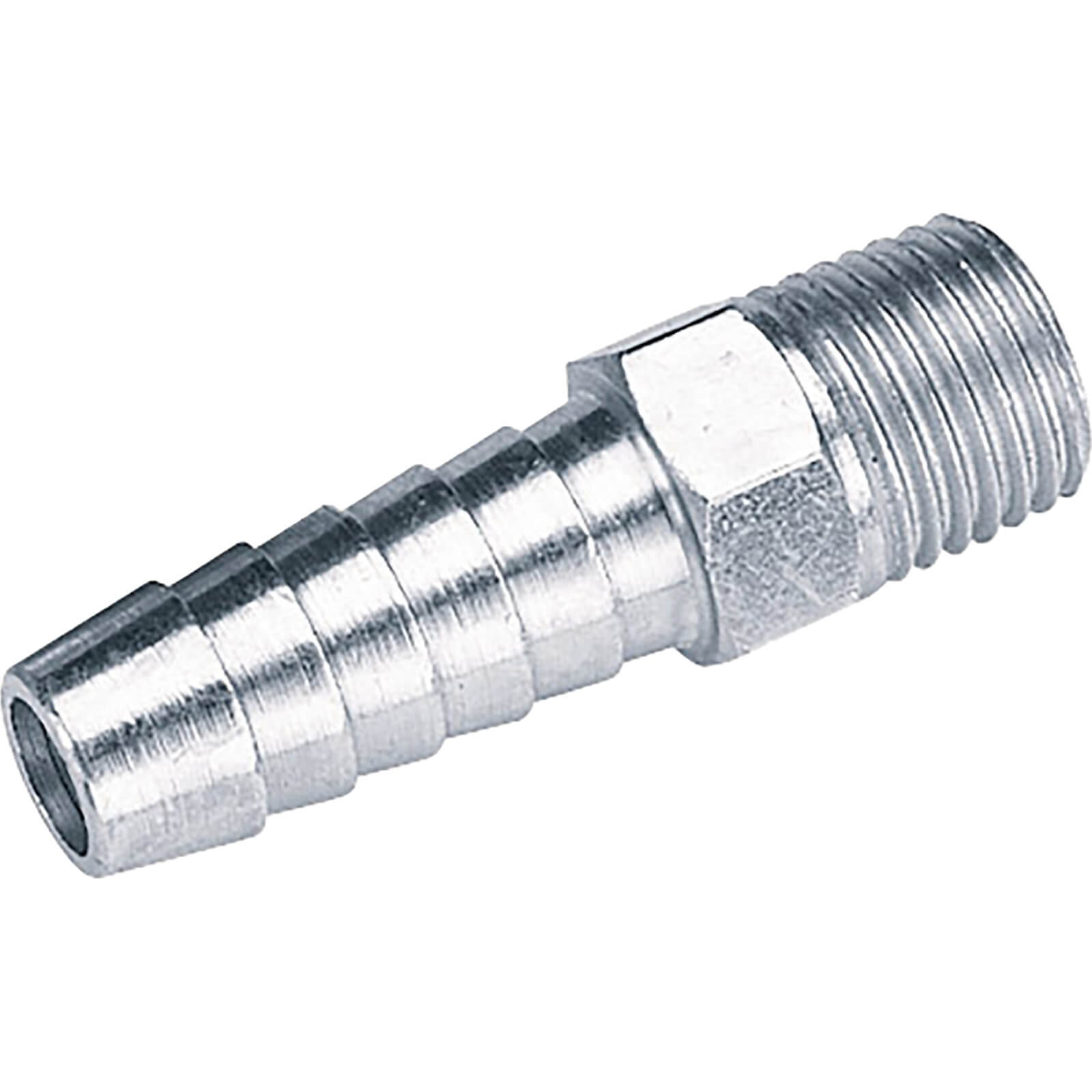 Image of Draper PCL Tailpiece Air Line Fitting BSPT Male Thread 1/4" BSP 3/8" Pack of 5