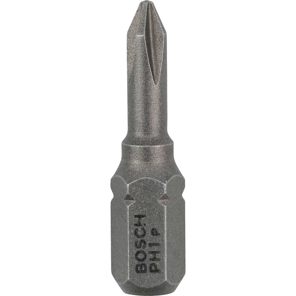Bosch Extra Hard Phillips Screwdriver Bits PH1 25mm Pack of 25
