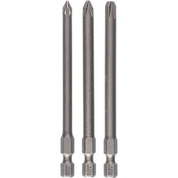 Bosch 3 Piece 89mm Pozi Screwdriver Bit Set