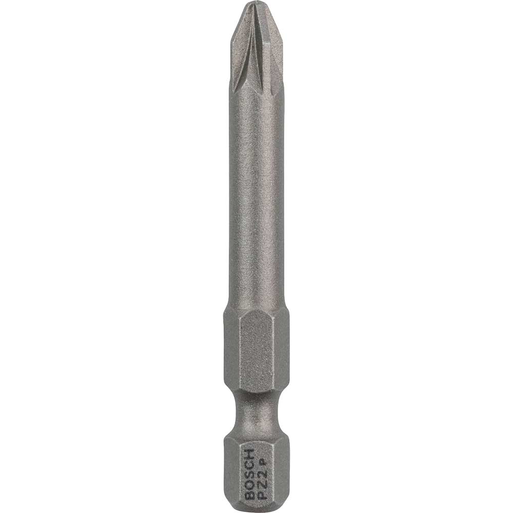 Bosch Extra Hard Pozi Screwdriver Bits PZ2 50mm Pack of 25
