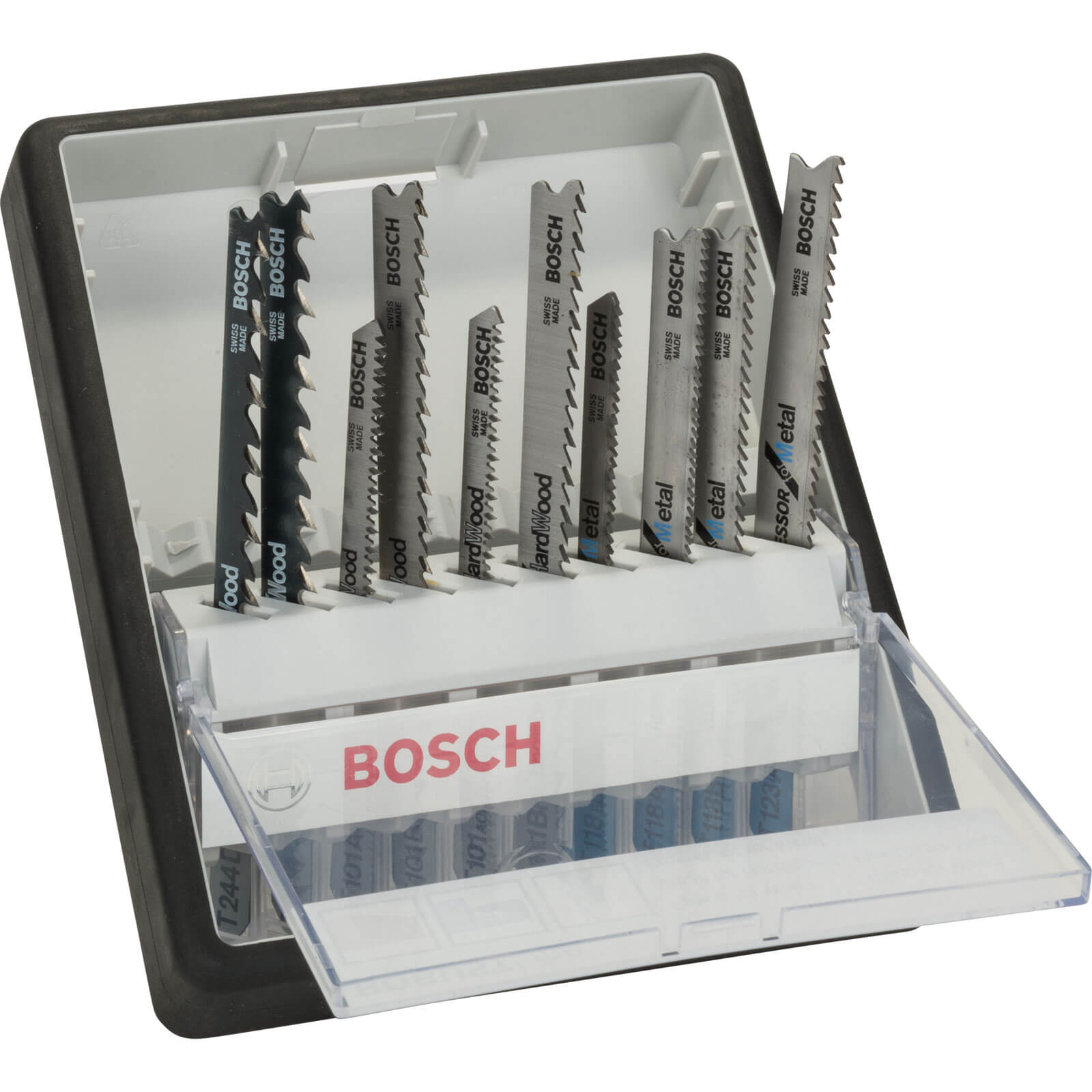 Image of Bosch 10 Piece Metal and Wood Cutting Jigsaw Blade Set