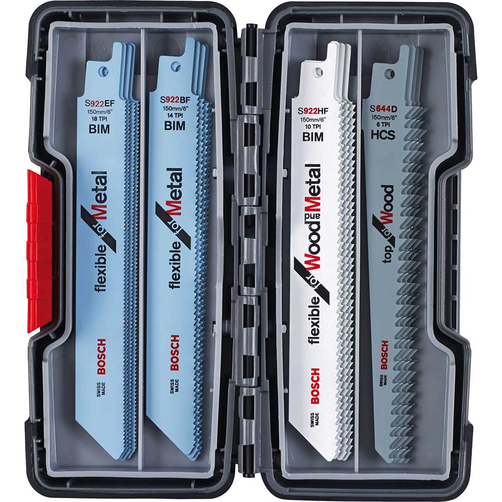 Image of Bosch 20 Piece Wood & Metal Reciprocating Sabre Saw Blade Set