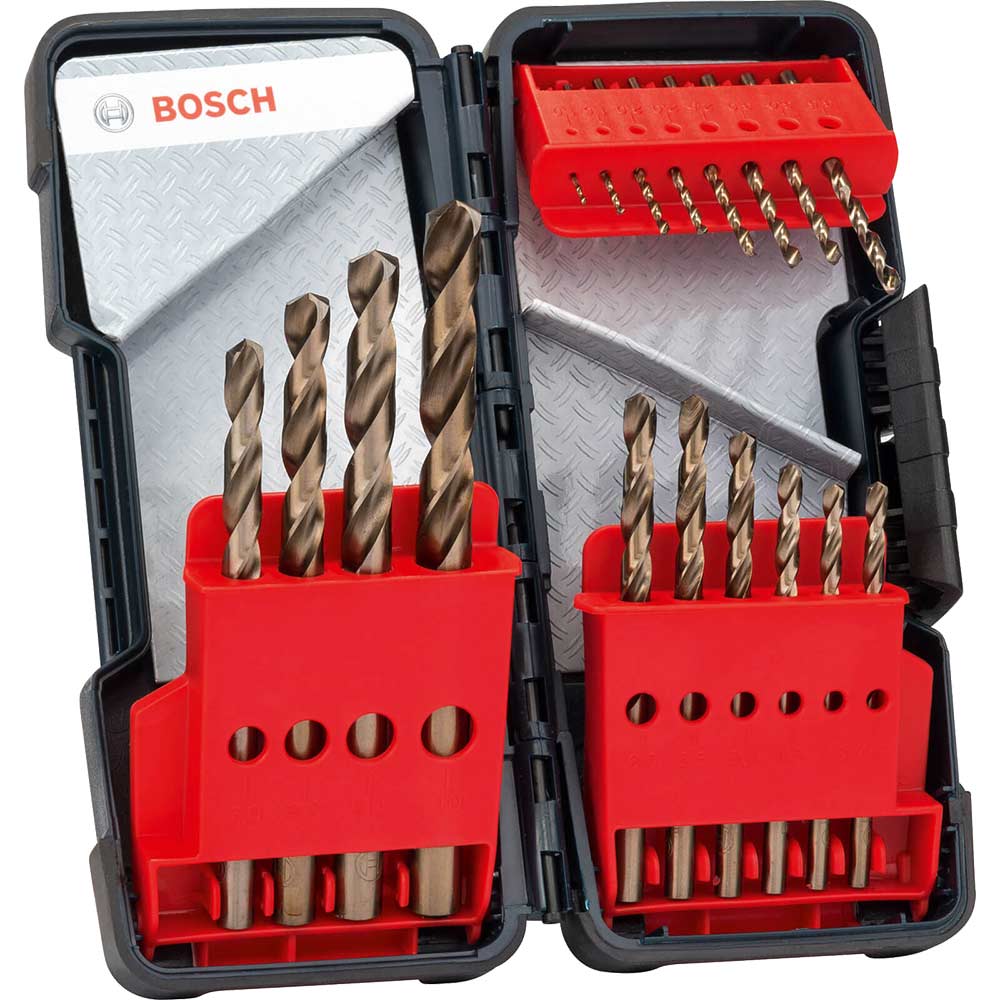 Bosch 18 Piece HSS-Co Drill Bit Set