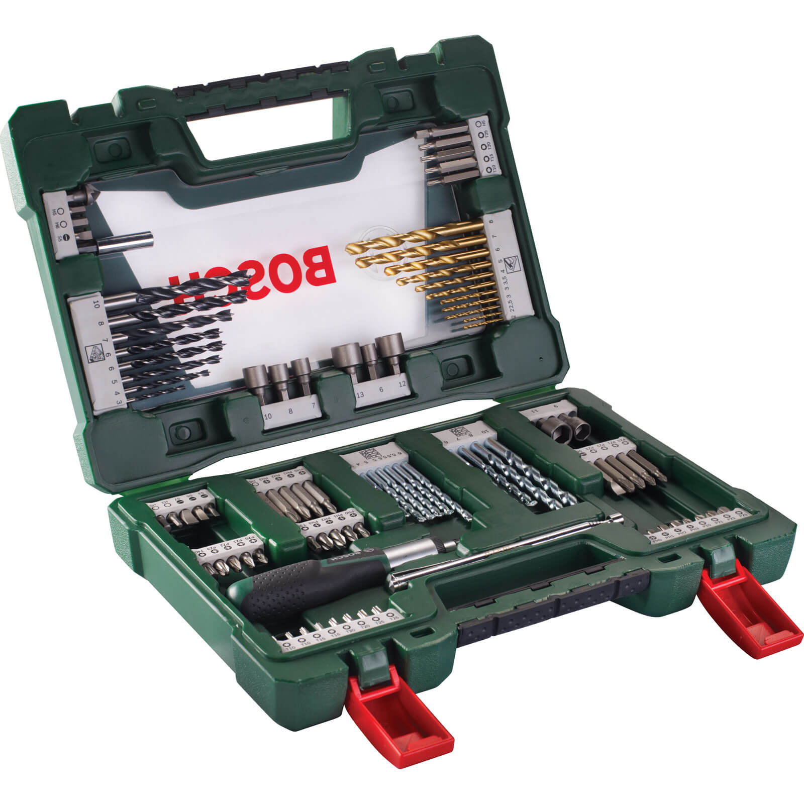 Image of Bosch 91 Piece Drill and Screwdriver Bit Set