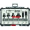 Bosch 6 Piece Trim and Edging 1/4" Shank Router Bit Set  Bosch 6 Piece Trim and Edging 1/4" Shank Router Bit Set