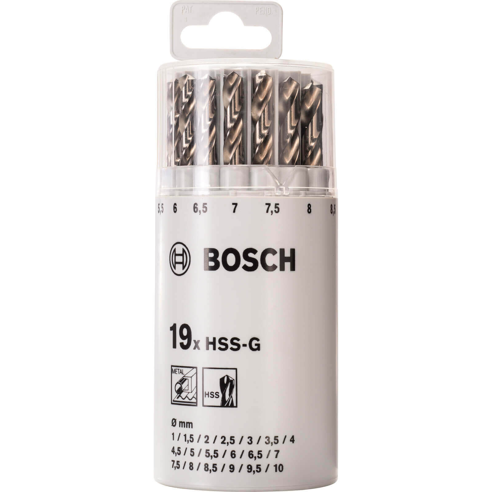 Photos - Drill Bit Bosch 19 Piece HSS-G  Set 2607018361 