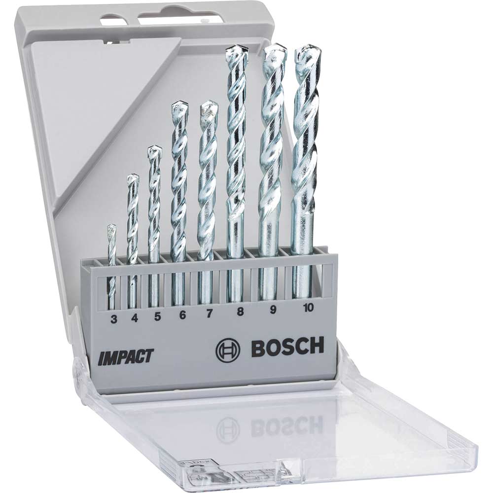 Impact masonry drill hotsell bit set