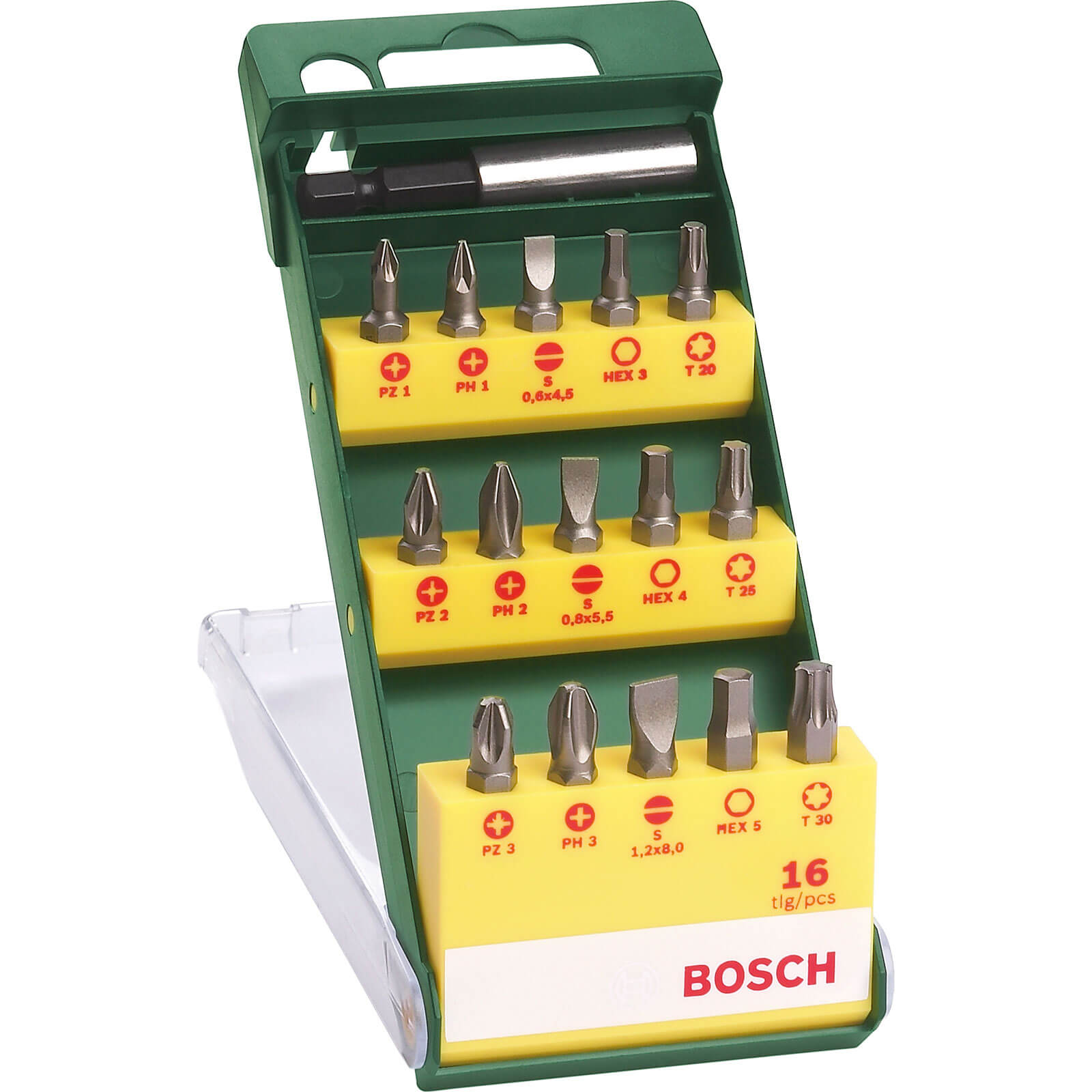 Image of Bosch 16 Piece Mixed Screwdriver Bit Set