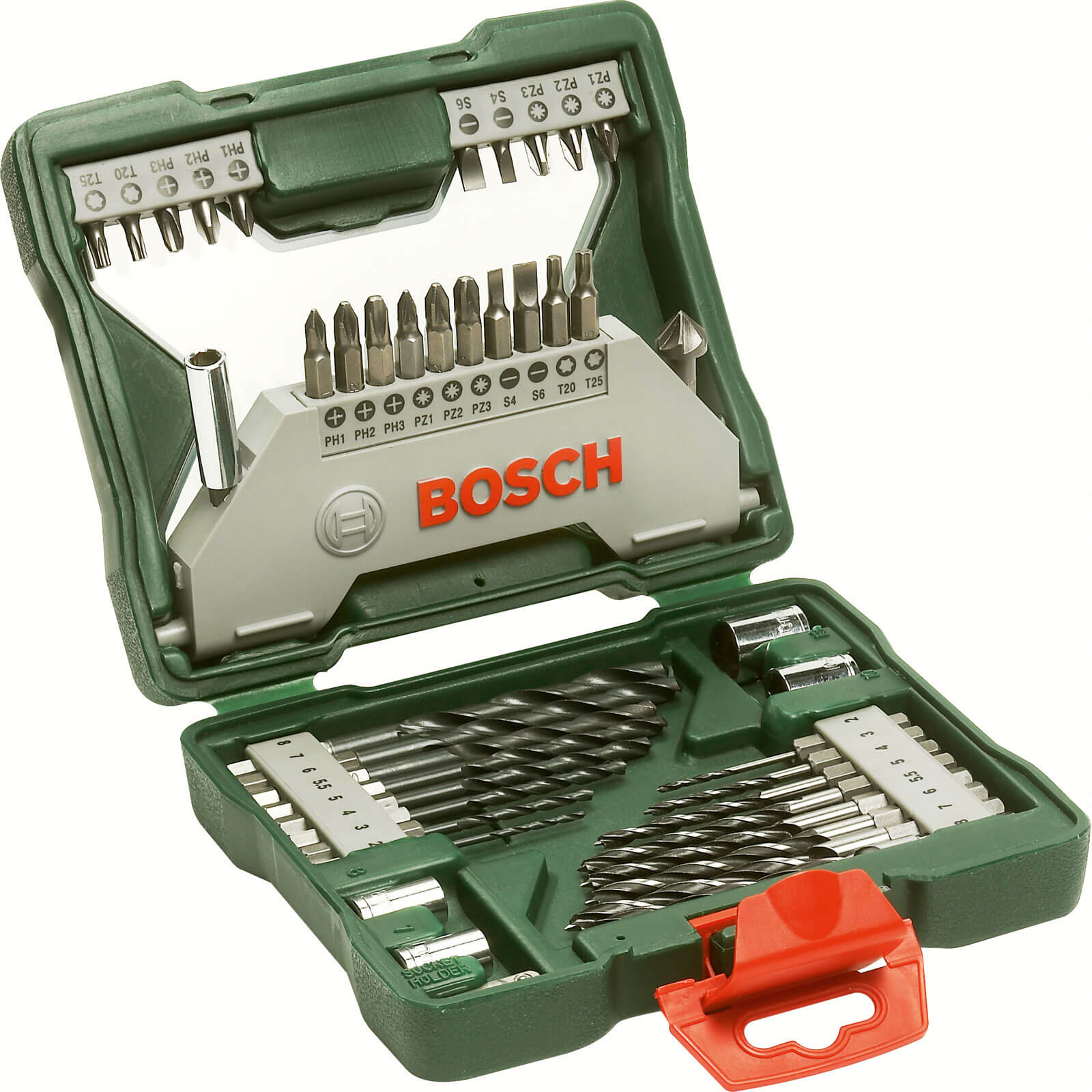 Image of Bosch 43 Piece Hex Shank Drill and Screwdriver Bit Set