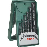 Bosch 7 Piece Mini X Line HSS Metal Drill Bit Set