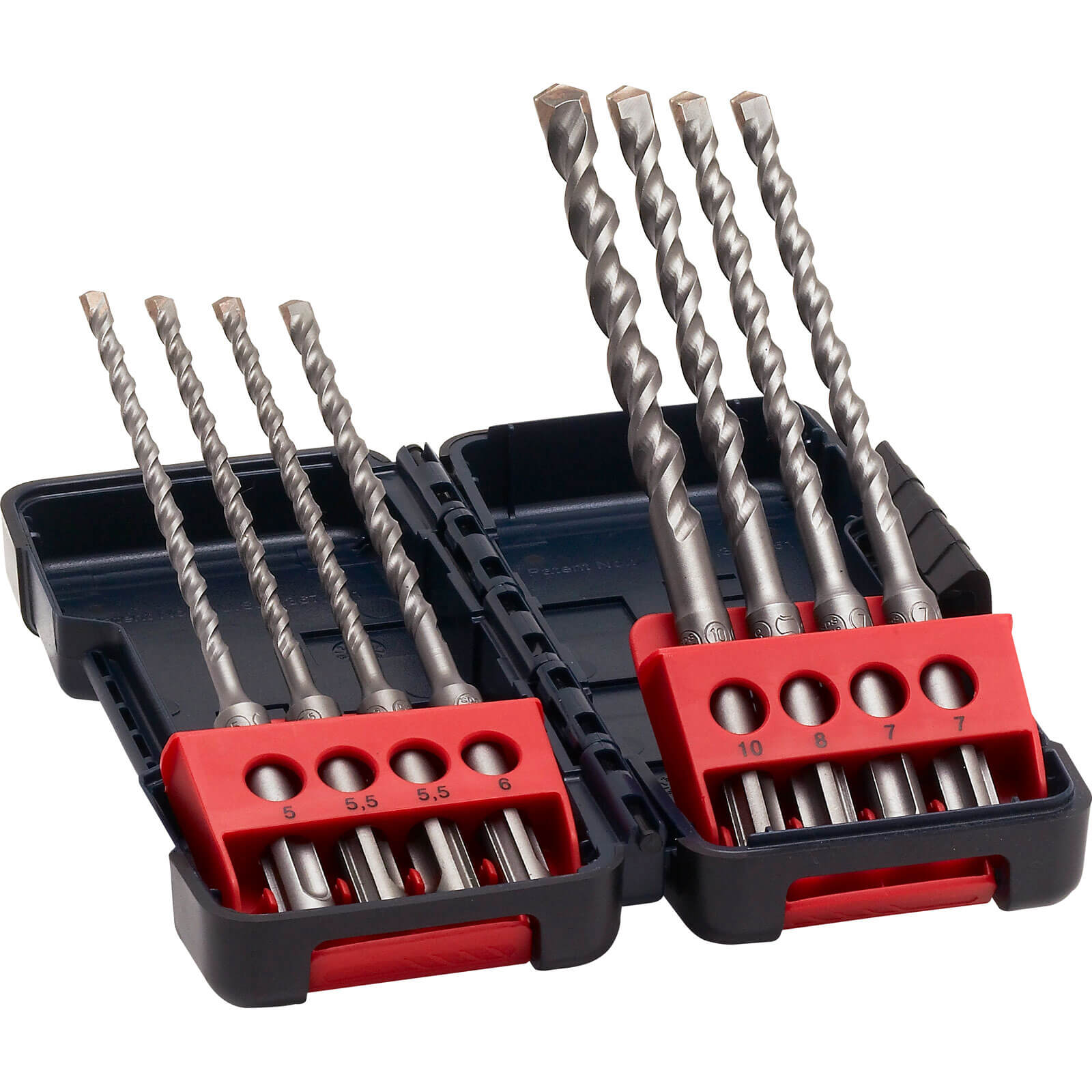 Image of Bosch 8 Piece SDS Drill Bit Set In Tough Case