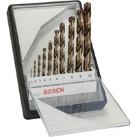 Bosch Robust Line 10 Piece HSS-Co Drill Bit Set