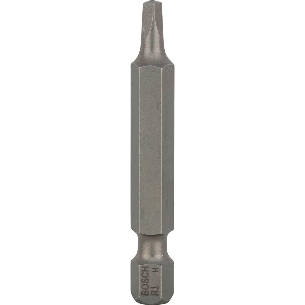 Bosch Square Extra Hard Robertson Screwdriver Bit R1 Square 50mm Pack Of 3