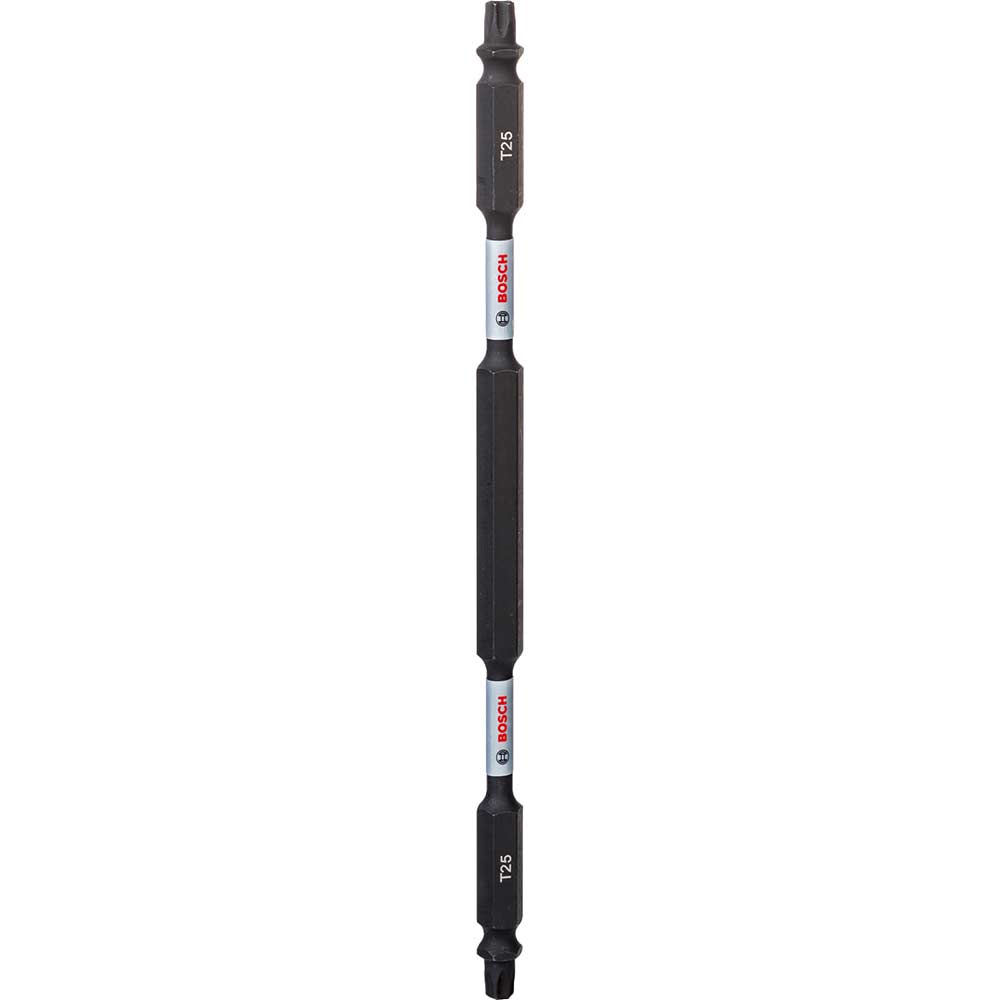 Bosch Impact Double Ended Torx Screwdriver Bit T25 150mm Pack of 3