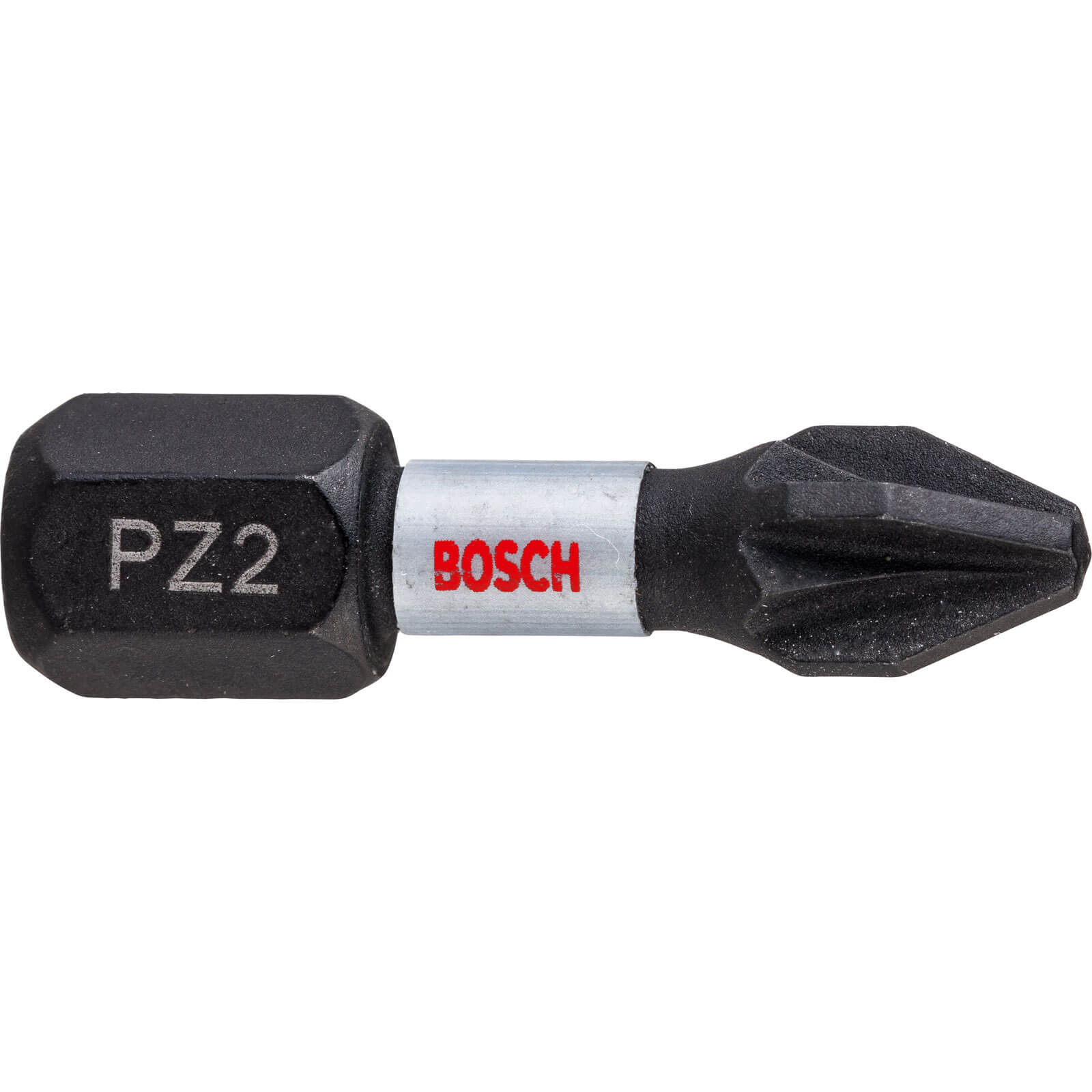 Image of Bosch Impact Control Torsion Pozi Screwdriver Bits PZ2 25mm Pack of 2