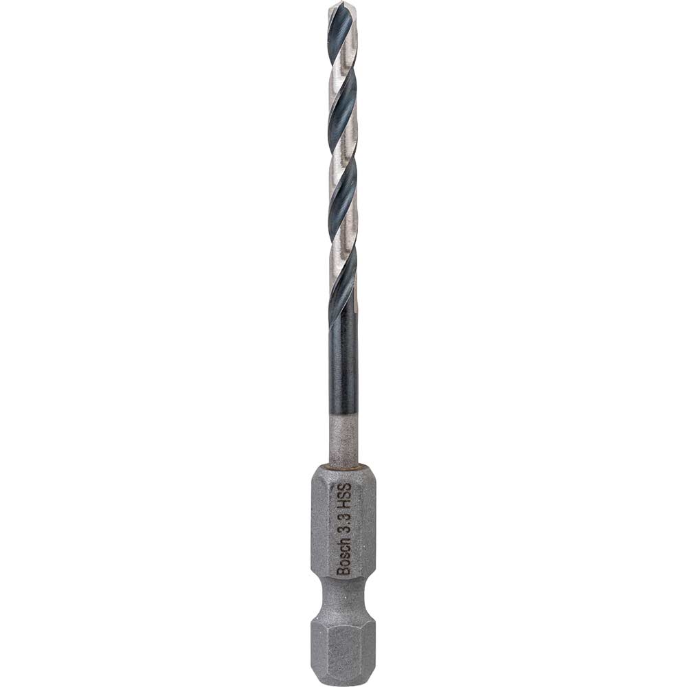 Bosch HSS Hex Shank Drill Bit 3.3mm Pack of 1