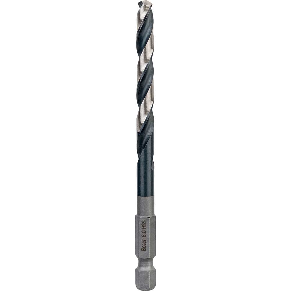 Photos - Drill Bit Bosch HSS Hex Shank  6mm Pack of 1 2608577058 