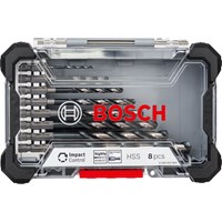 Bosch 8 Piece Impact Control Metal Drill bit Set