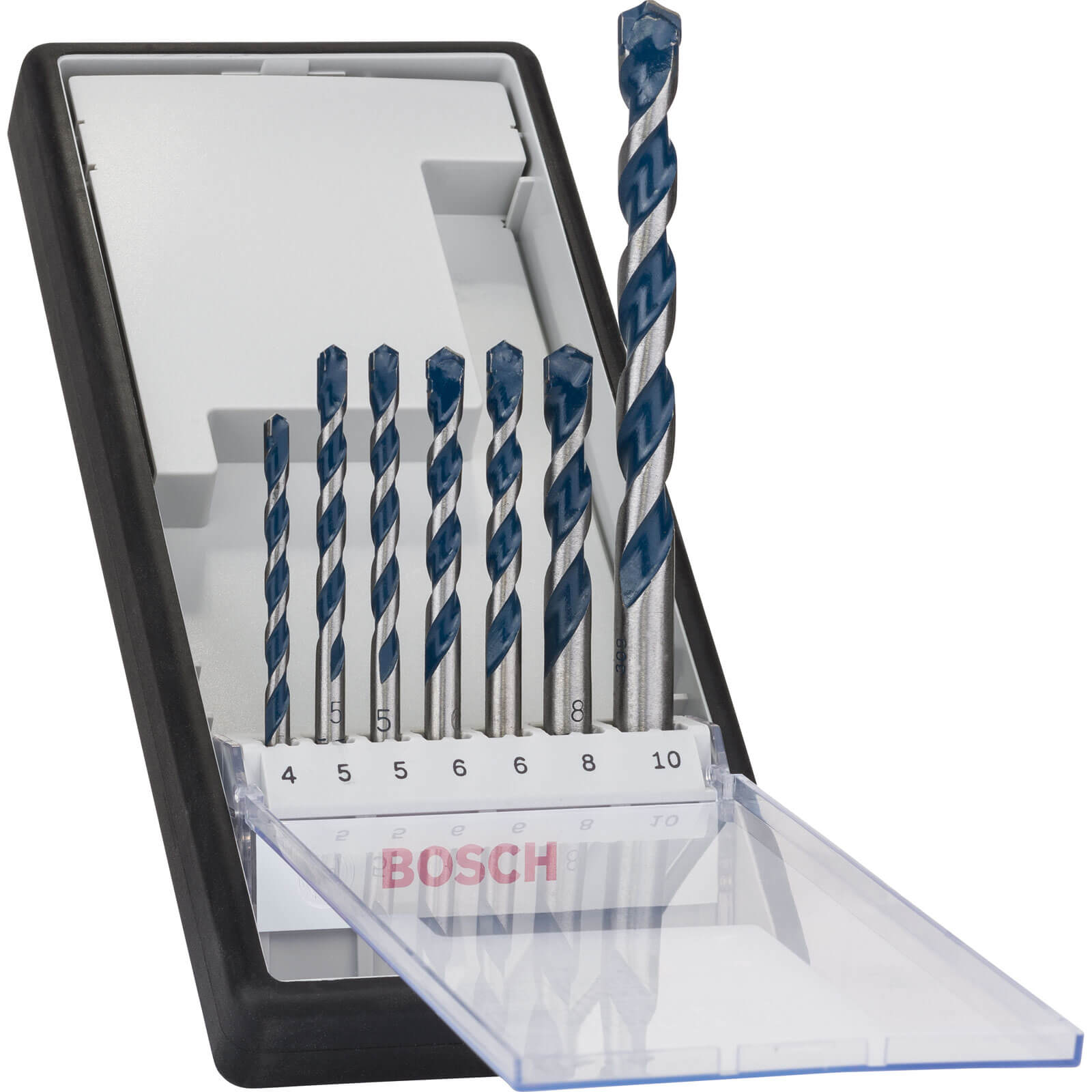 Image of Bosch 7 Piece Blue Granite Masonry Drill Bit Set
