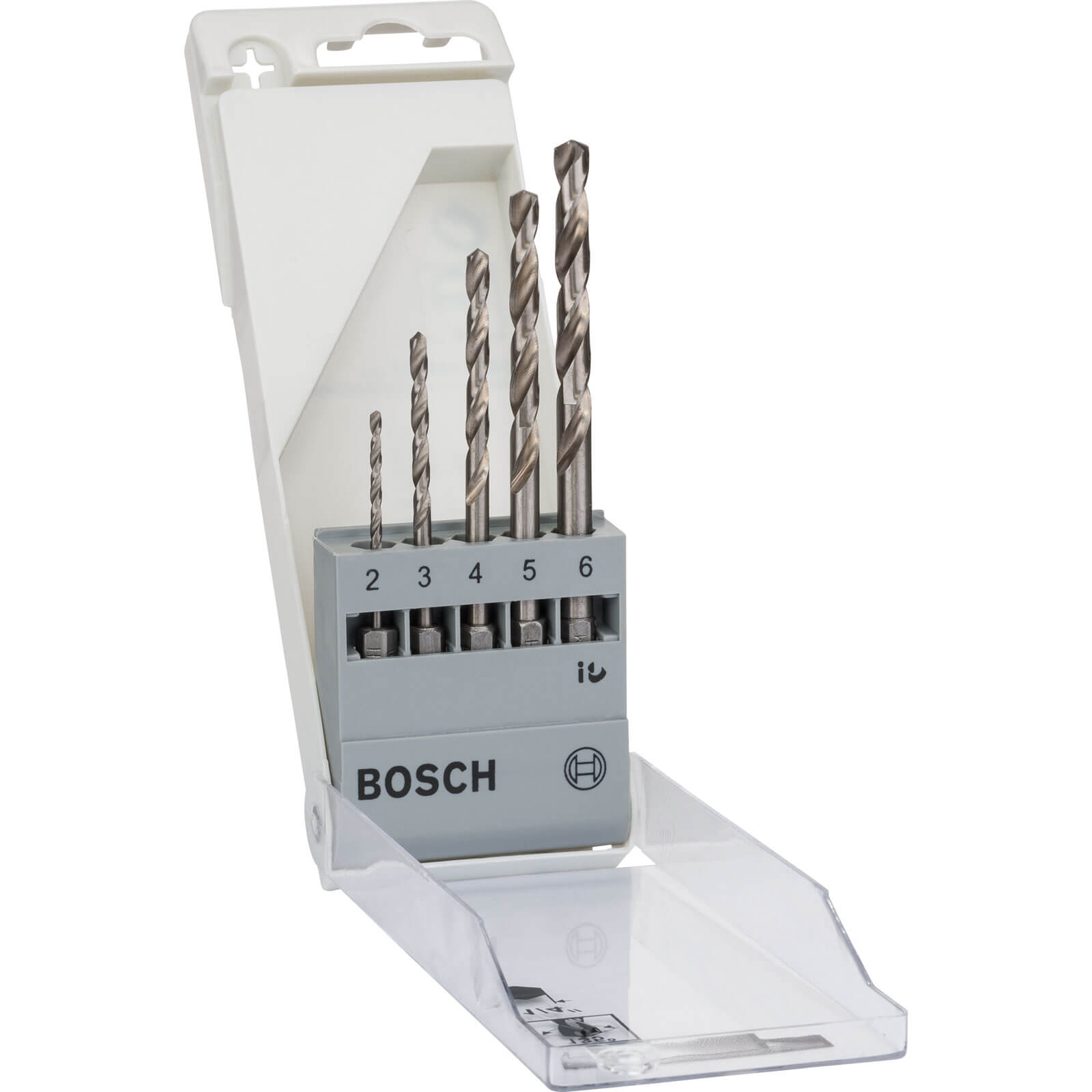 Image of Bosch 5 Piece HSS-G Metal Drill Bit Set